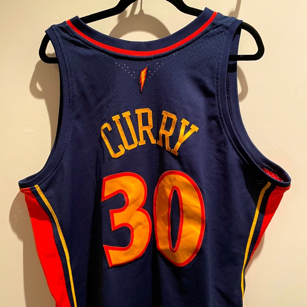 Stephen Curry Swingman Jersey Golden State Warriors 2009-2010 Hardwood Classics